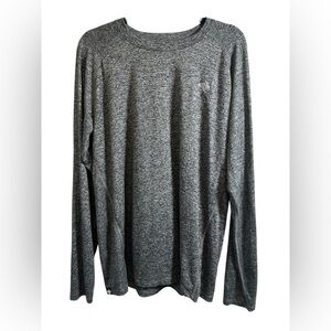 Rabbit Running Activewear Long Sleeve Shirt Heather Gray Men's Extra Large (XL)